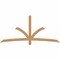 Ekena Millwork Davenport Timber Gable Bracket, Western Red Cedar, 84"W x 38"H x 1 1/2"D x 3 1/2"F, 11/12 Pitch GBW084X38X0204DAV00SWR - alternate 1
